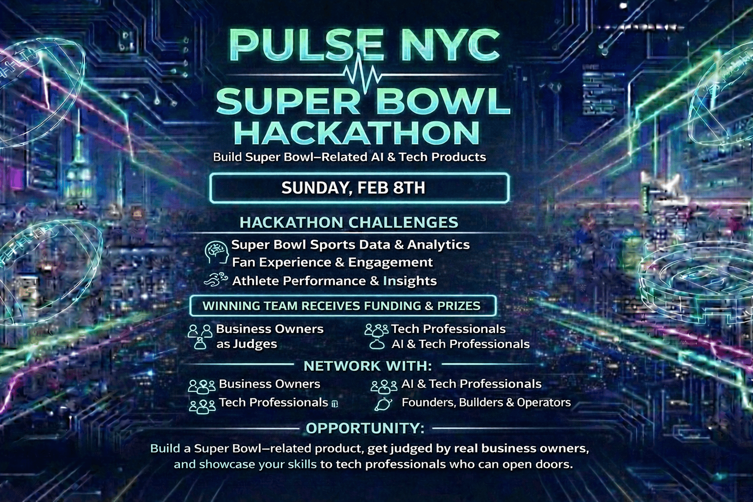 Pulse Foundry AI NYC Hackathon Volume.4 - Super Bowl / Deli Hack