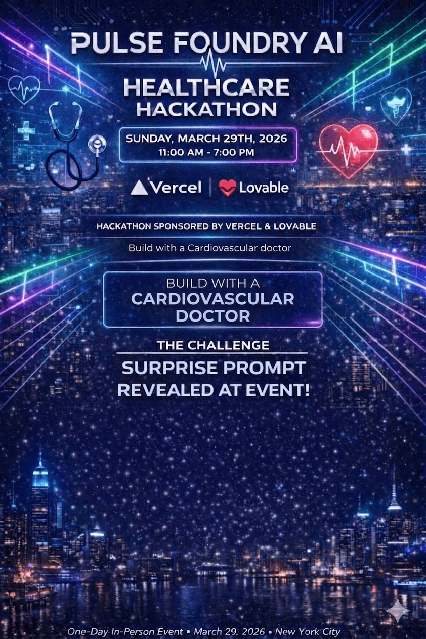 Pulse Foundry AI NYC Hackathon Volume.6 - Healthcare